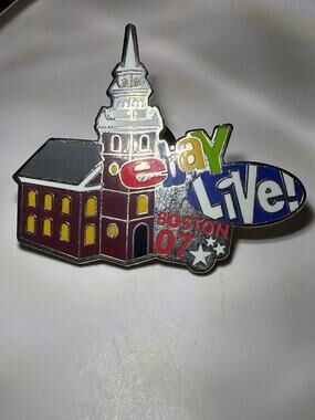 eBay Live Boston 2007 Souvenir Enamel Lapel Pin Historic Building Event Badge
